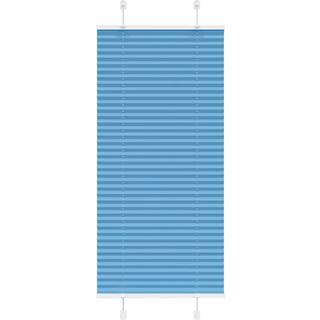 Plisségardin Blå 55x150 cm Stofbredde 54,4 cm Polyester