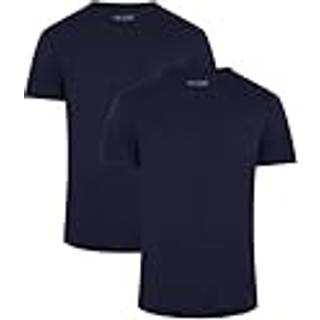 MODAL CREW NECK T-SHIRT FOR MEN - Dark Navy / L / 2-Pack