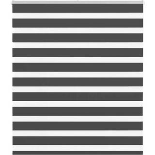 zebragardin sort 125x100 cm stofbredde 120,9 cm polyester