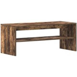 Tv-Bord Konstrueret Træ - Røget eg / 100 x 40 x 40 cm