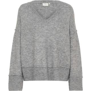 Kaffe Kafridana Pullover Strik 10509293 Grey Melange (LARGE)