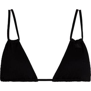 Triangle Bikini Top - CK Monogram Texture - Black - L