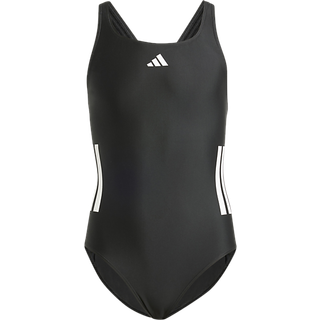 adidas Kid's 3 Stripes Bold Swimsuit Badedragt Børn størrelse 116 farve sort/grå