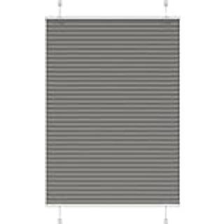 Plisségardin Antracit Stofbredde 49,4 Cm Polyester Antracitgrå - 90 x 150 cm