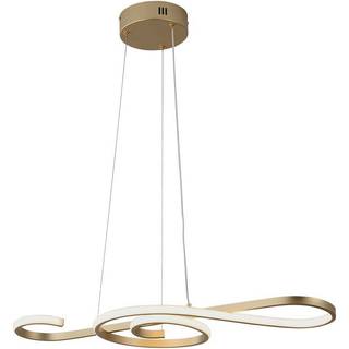 LED hængende dekorativ lampe - L700x250, 3000K, maling guld, hus - Kulør : Varm