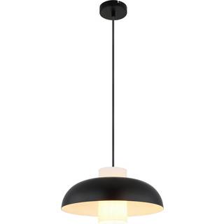 Lowe pendellampe, mat sort, Ø 38 cm, metal