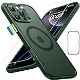 ESR til iPhone 16 Pro-sag (4 i 1) Sæt gennemskinnelig mat-sag med skærmbeskytter kompatibel med MagSafe Military-Grade Protection Classic Series