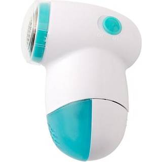 Bærbar Elektrisk Fnugfjerner - blå / hvid