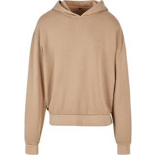Build Your Brand BY191 Acid Washed Oversize Hoody U. Beige L