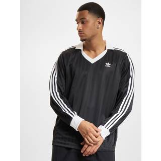 Adicolor Piqué Football Long Sleeve T-shirt - Black - XL
