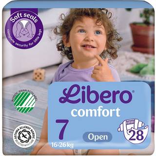Libero Comfort åben ble str. 7, 28 stk., 16-26 kg