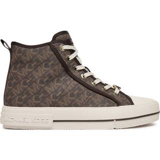 MK Evy Empire Monogram High-Top Trainers - Brown - Michael Kors - EU 40.5
