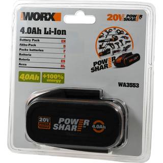 WORX Batteri WA3553 20V 4,0Ah Li-Ion
