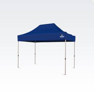 Sammenfoldelig reklametelt - uden 3 vægge - Blå