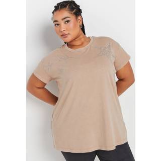 Yours Curve Stud Embellished Star T-Shirt48