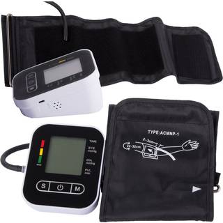 Elektronisk Blodtryksmåler til Overarm LCD Display & Anti-Skrid Base