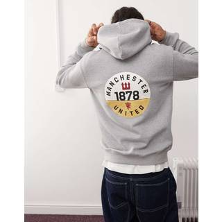 Manchester United VRCT hættetrøje - Medium Grey Heather