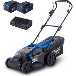 Scheppach plæneklipper BC-MP430-X SET XL2, 43 cm 5911415400, m/lader & batterie
