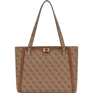 Guess Orlina 4G Logo Shopper taske brun