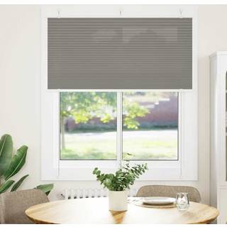 Plisségardin Antracit 120x100 cm Stofbredde 119,4 cm Polyester
