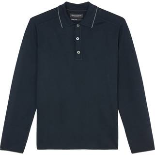 Marc O'Polo Herren Pullover blau unifarben