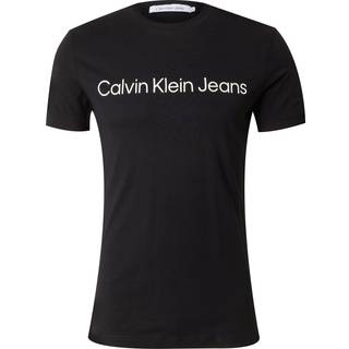 Slim Organic Cotton Logo T-shirt - Calvin Klein - Black - Men - XS - Black - XS
