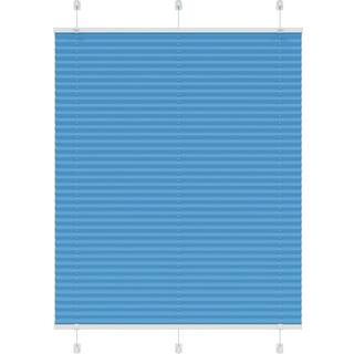 Plisségardin Stofbredde 94,4 Cm Polyester Blå - 110 x 150 cm