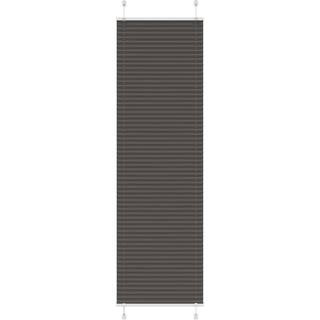 Plisségardin Sort 65x200 cm Stofbredde 64,4 cm Polyester