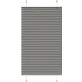 Plisségardin Antracit Stofbredde 49,4 Cm Polyester Antracitgrå - 75 x 150 cm