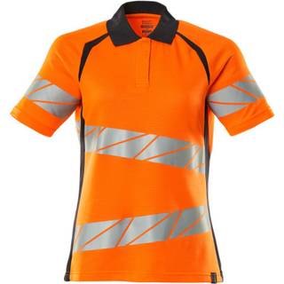 MASCOT ACCELERATE SAFE poloshirt, hi-vis orange/mosgrøn - XS
