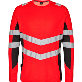 ENGEL Safety langærmet T-shirt Rød/Sort 9545-182 6XL