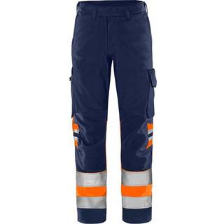 Fristads 134238 HiVis Green bukser kl.1. 2649 GPLU / Arbejdsbukser Hi-Vis Orange/Marine D96