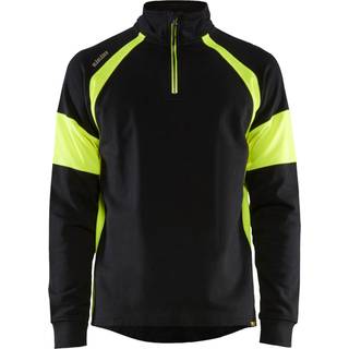 Blåkläder 3550 Visible Sweatshirt / Visible Sweatshirt - XL - Sort/High Vis Gul