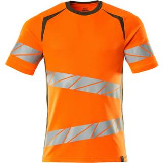 MASCOT® T-shirt Hi-Vis Orange/Mosgrøn 19082-771-1433 S ONE