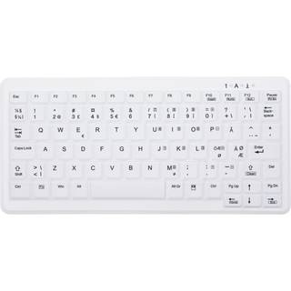 Cherry tastatur Mini Notebook Style, USB. hvid