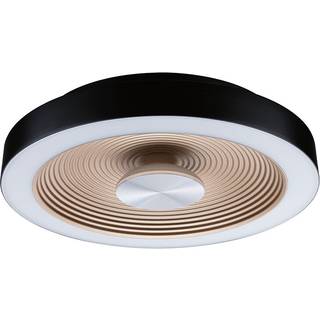 Paulmann - Volea LED-loftslampe, IP44, Ø32 cm, sort/guld