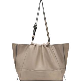 Liebeskind Lou 2 3D Leather L Shopper taske beige