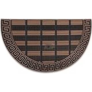 Visker BH 110 Græsk nøgle halvhjul skridsikker, ekstern, intern, gummibelagt - brun 40x70 cm