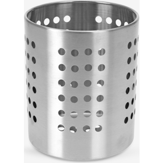 Bestikholder, stål, Ø11 x H11 cm.