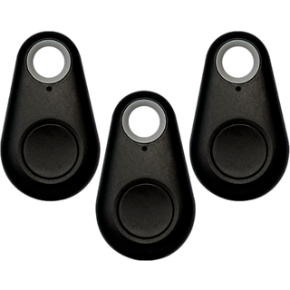 Bluetooth Nøglefinder Sort - 3 Stk.