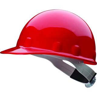 Fiber-metal af Honeywell E2RW15A000 Superereight Thermoplastic Cap-Style Hard Hat med 8-punkts skraldesuspension R?dt medium
