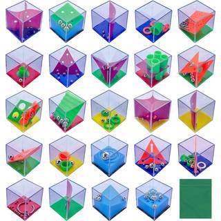 Hjerneteaser puslespil terninger fest favoriserer til ADHD autisme børn voksne 24 pakke fidget legetøj sæt gaver mini spil stresslettelse stockin