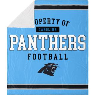 Foco Carolina Panthers NFL Team Property of Sherpa fleece tæppe