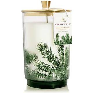 Thymes Frasier Fir Candle - Heritage Pine Needle Luminary Duftlys - Elegant fyrretr? - Crisp Siberian Fir Cedarwood & Sandalwood - Holiday Candle