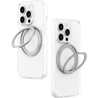 Lippa MagSafe 360 roterende iPhone 15 Pro Cover, Gennemsigtig