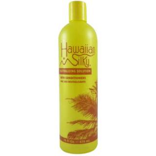 Hawaiian Silky Neutraliserende Løsning Gul 16 oz - Ingen hydrogenperoxid, låser krøller fast efter booster, vil ikke misfarve håret