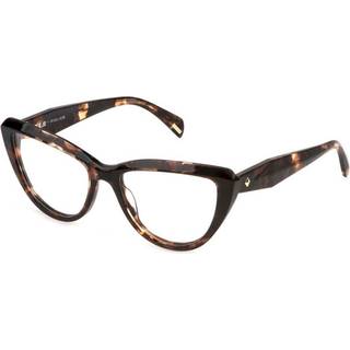 Police Kvinde VPLP51 GEM 5 02AD Vista -rammer Acetat Havana Sommerfugl