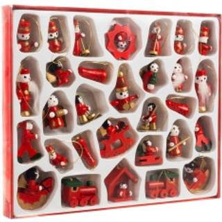 Juletræspynt / Træfigurer - 30 stk.