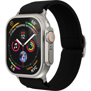 Vonmählen Apple Watch (38/40/SE/41/42mm) Classic Nylon Loop Urrem - Black