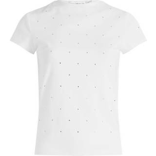 Good American Good American White Baby Crystal 100% Cotton T-Shirt